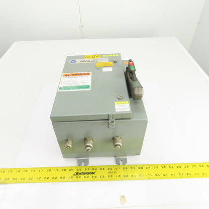 Allen Bradley 1494G-BF3N-98 AL-208 30A Enclosed Safety Disconnect Switch 600V 3R