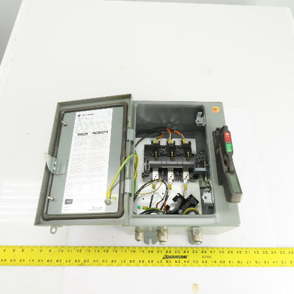 Allen Bradley 1494G-BF3N-98 AL-208 30A Enclosed Safety Disconnect Switch 600V 3R