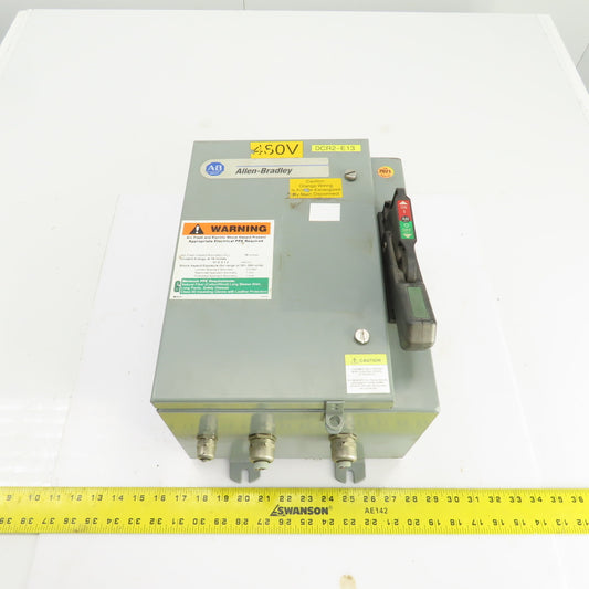 Allen Bradley 1494G-BF3N-98 AL-208 30A Enclosed Safety Disconnect Switch 600V 3R