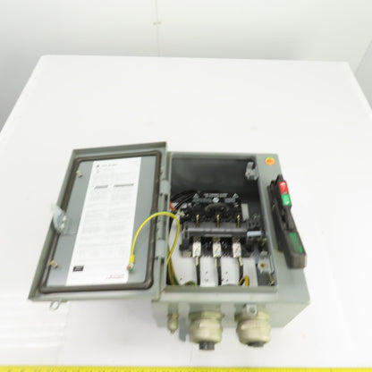 Allen Bradley 1494G-CF3N-98 AL-208 60A Enclosed Safety Disconnect Switch 600V 3R