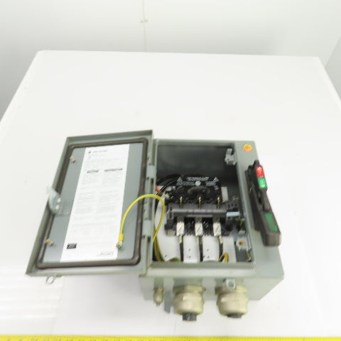 Allen Bradley 1494G-CF3N-98 AL-208 60A Enclosed Safety Disconnect Switch 600V 3R