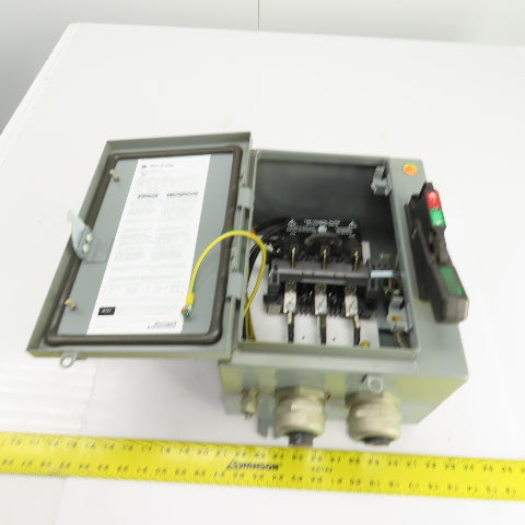 Allen Bradley 1494G-CF3N-98 AL-208 60A Enclosed Safety Disconnect Switch 600V 3R