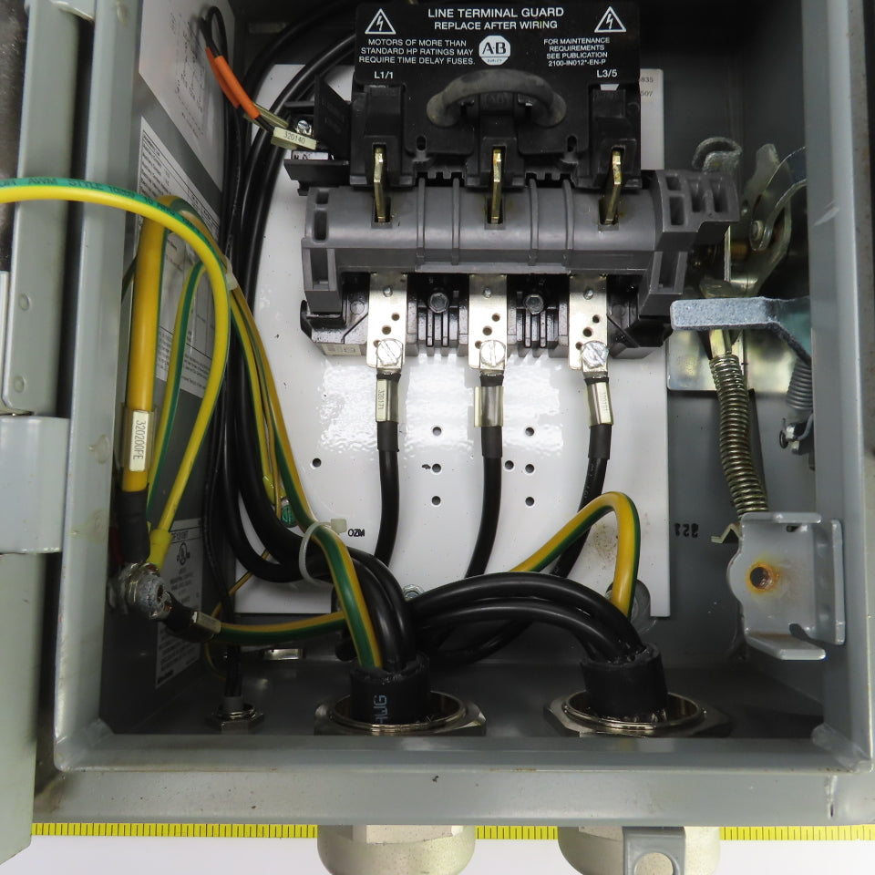 Allen Bradley 1494G-CF3N-98 AL-208 60A Enclosed Safety Disconnect Switch 600V 3R