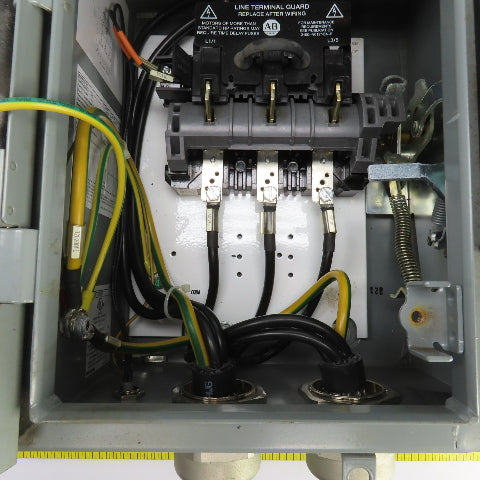 Allen Bradley 1494G-CF3N-98 AL-208 60A Enclosed Safety Disconnect Switch 600V 3R