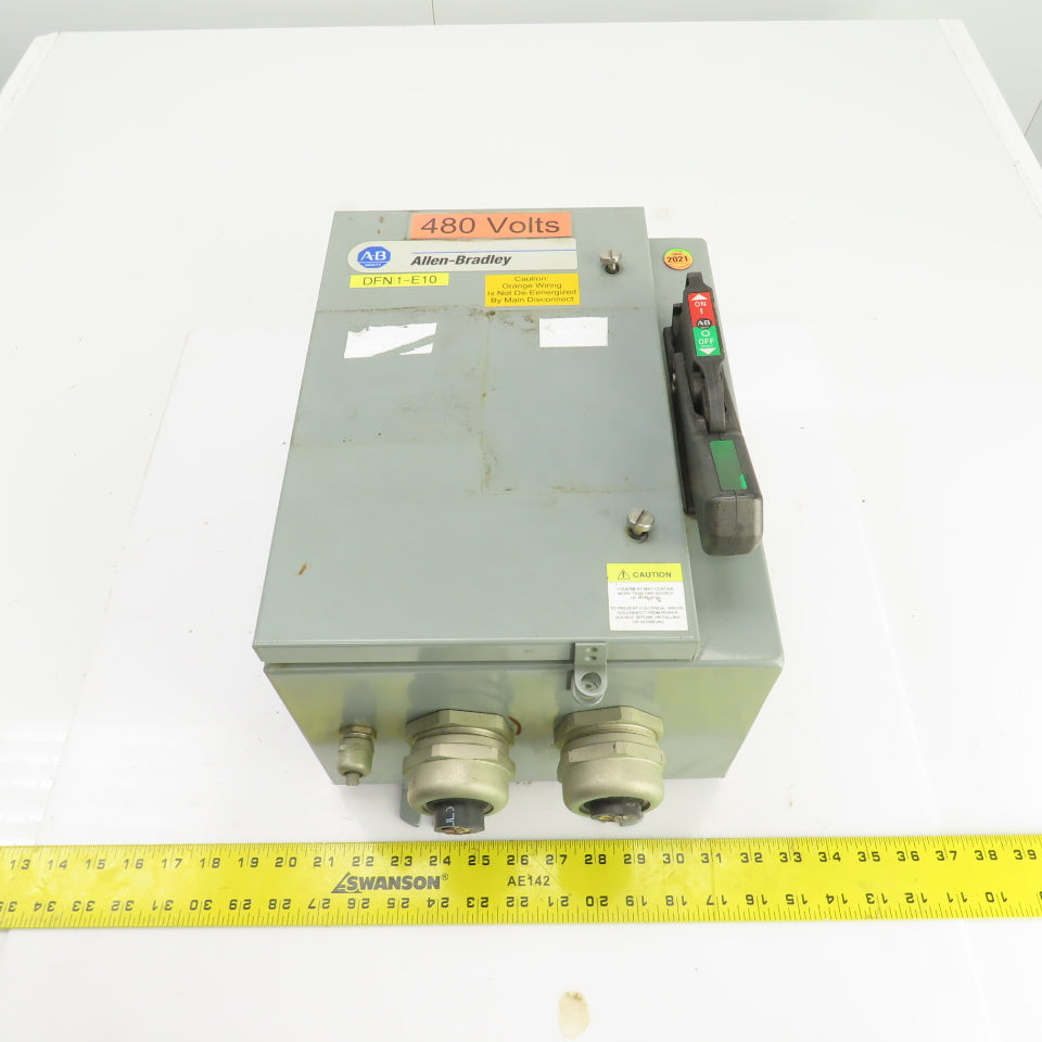 Allen Bradley 1494G-CF3N-98 AL-208 60A Enclosed Safety Disconnect Switch 600V 3R
