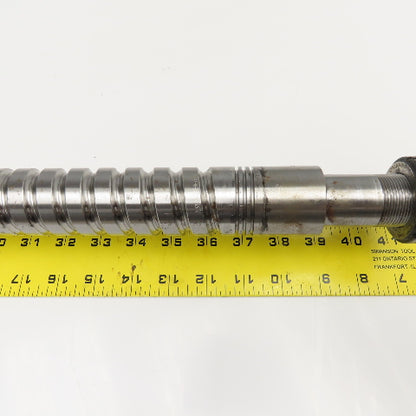 40mm Single Start 15mm Pitch Ball Screw & Nut 33" Screw Length 45" OAL
