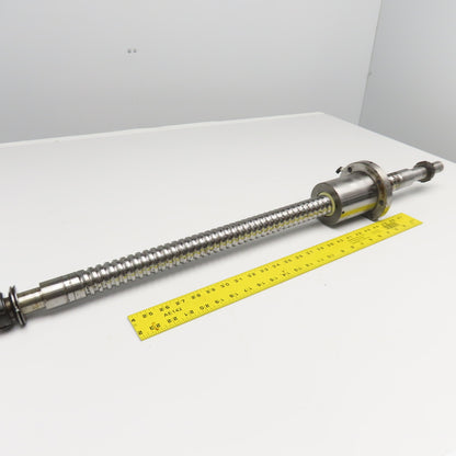 40mm Single Start 12mm Pitch Ball Screw & Nut 26-1/2" Screw Length 38" OAL