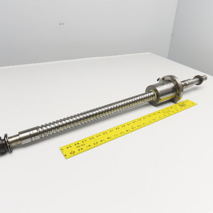 40mm Single Start 12mm Pitch Ball Screw & Nut 26-1/2" Screw Length 38" OAL