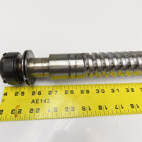 40mm Single Start 12mm Pitch Ball Screw & Nut 26-1/2" Screw Length 38" OAL