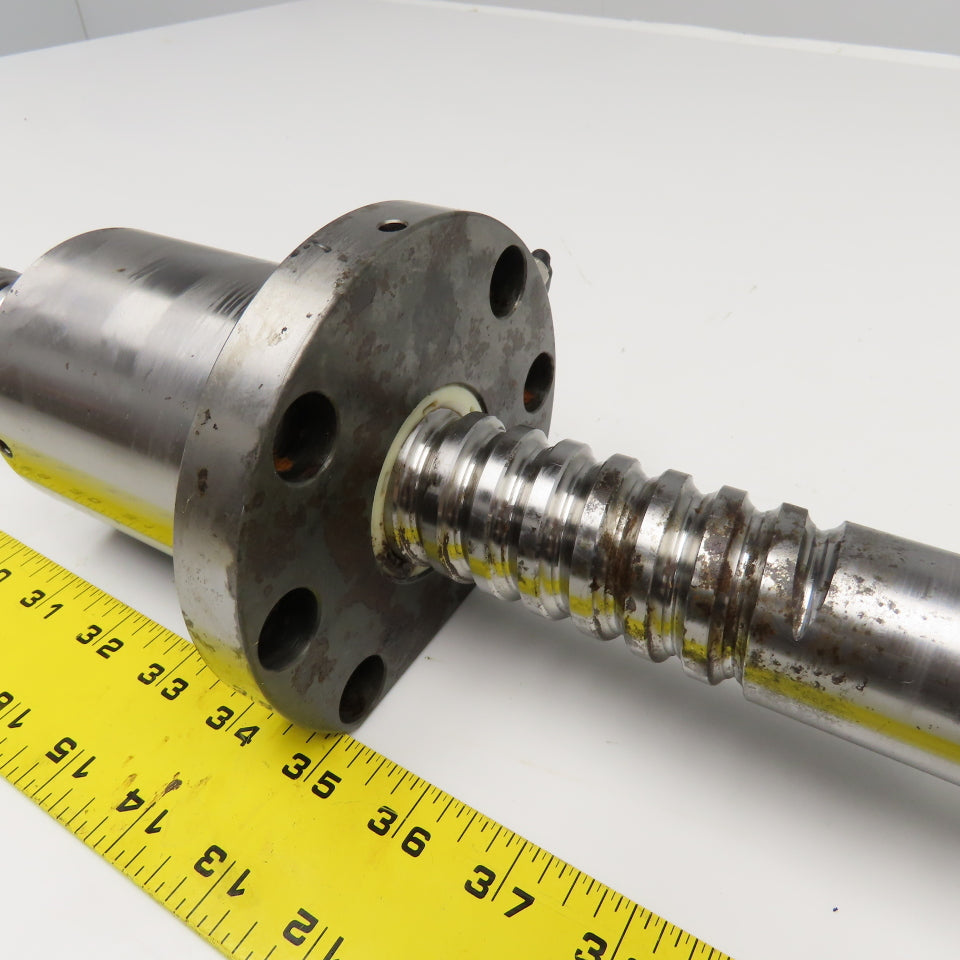 40mm Single Start 12mm Pitch Ball Screw & Nut 26-1/2" Screw Length 38" OAL