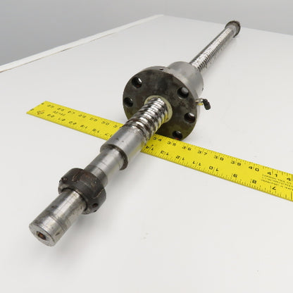 40mm Single Start 12mm Pitch Ball Screw & Nut 26-1/2" Screw Length 38" OAL