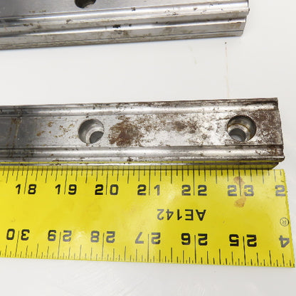 THK YE-4247 34mm Profile Linear Guide Rail 45-5/8" OAL Lot Of 2