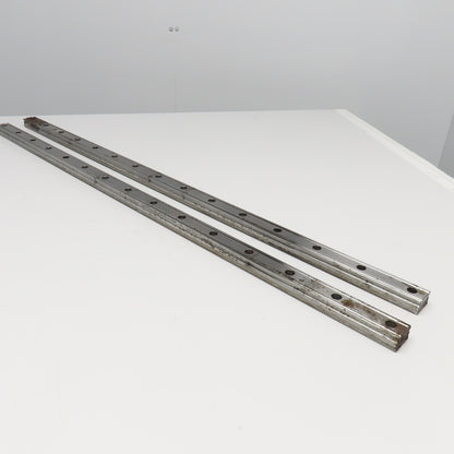 THK YE-4247 34mm Profile Linear Guide Rail 45-5/8" OAL Lot Of 2