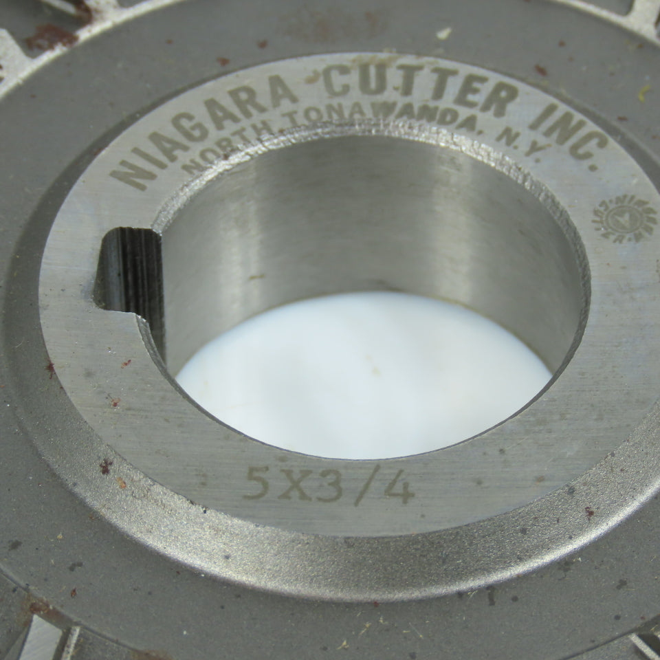 Niagara 4-3/4" x 3/4" Slitting Saw Side Milling Cutter 1-1/4" Arbor 26 Tooth
