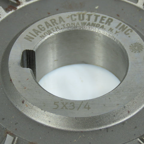 Niagara 4-3/4" x 3/4" Slitting Saw Side Milling Cutter 1-1/4" Arbor 26 Tooth