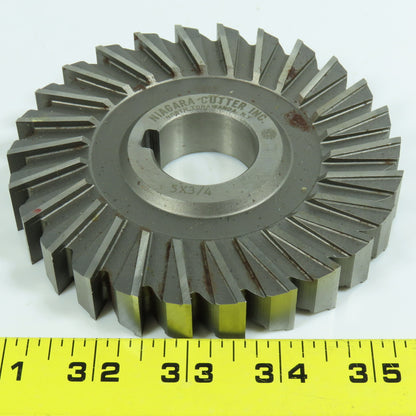 Niagara 4-3/4" x 3/4" Slitting Saw Side Milling Cutter 1-1/4" Arbor 26 Tooth