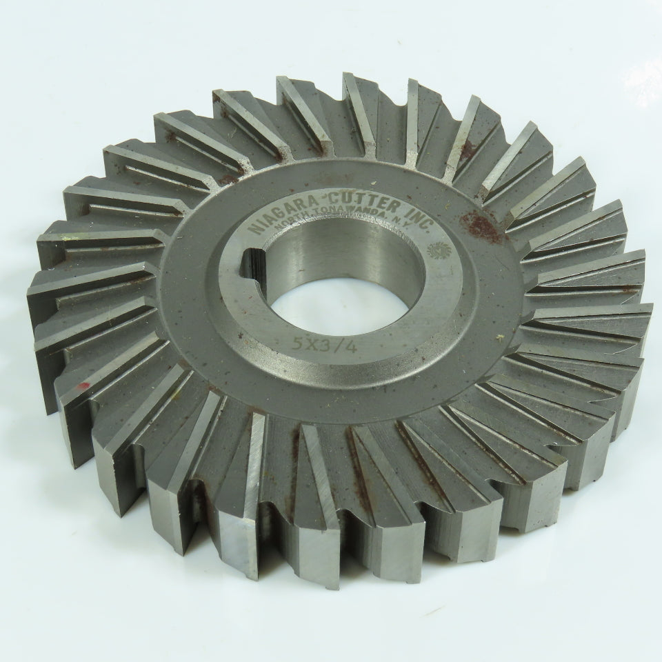Niagara 4-3/4" x 3/4" Slitting Saw Side Milling Cutter 1-1/4" Arbor 26 Tooth