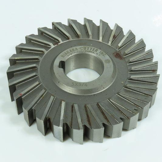 Niagara 4-3/4" x 3/4" Slitting Saw Side Milling Cutter 1-1/4" Arbor 26 Tooth