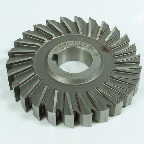 Niagara 4-3/4" x 3/4" Slitting Saw Side Milling Cutter 1-1/4" Arbor 26 Tooth