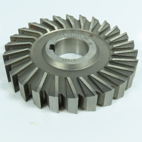 Niagara 4-3/4" x 3/4" Slitting Saw Side Milling Cutter 1-1/4" Arbor 26 Tooth