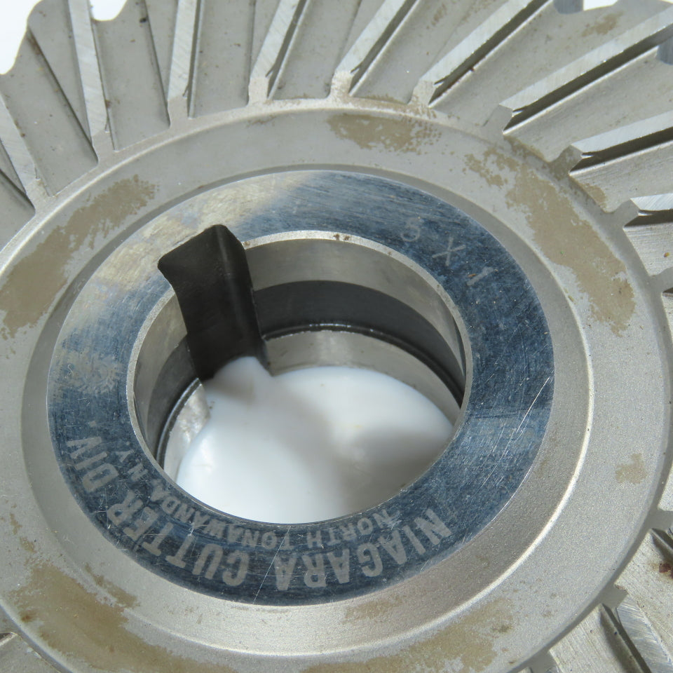 Niagara 4-7/8" x 1" Slitting Saw Side Milling Cutter 1-1/4" Arbor 26 Tooth