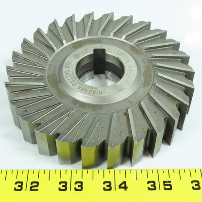 Niagara 4-7/8" x 1" Slitting Saw Side Milling Cutter 1-1/4" Arbor 26 Tooth