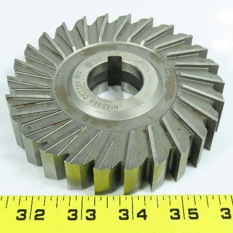 Niagara 4-7/8" x 1" Slitting Saw Side Milling Cutter 1-1/4" Arbor 26 Tooth