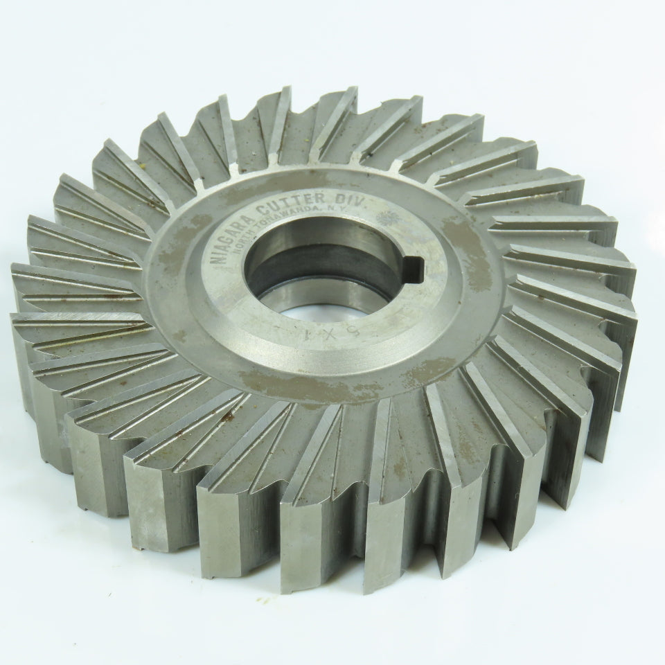 Niagara 4-7/8" x 1" Slitting Saw Side Milling Cutter 1-1/4" Arbor 26 Tooth