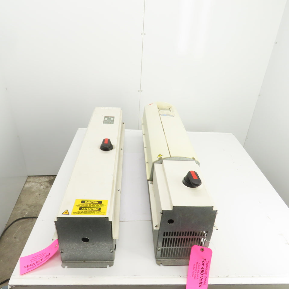 ABB ACH401601632 10CE0000 20HP AC Drive W/Bypass 380-480V 3PH In 0-480V 30A Out