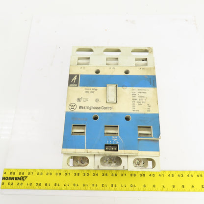 Westinghouse W201K5CF Nema Size 5 Contactor 200-575V 270A 75-200HP 120V Coil