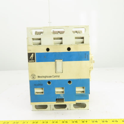 Westinghouse W201K5CF Nema Size 5 Contactor 200-575V 270A 75-200HP 120V Coil