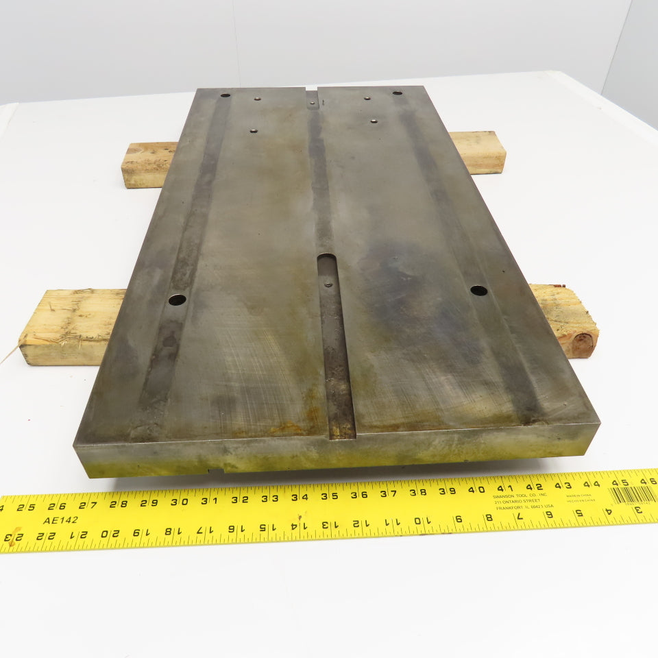 30-1/4" x 16" x 1-3/4" Thick Steel Machined Top Plate