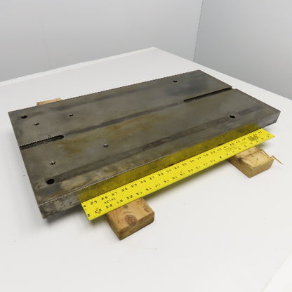 30-1/4" x 16" x 1-3/4" Thick Steel Machined Top Plate