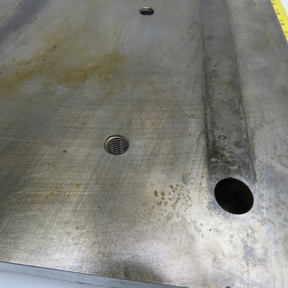 30-1/4" x 16" x 1-3/4" Thick Steel Machined Top Plate