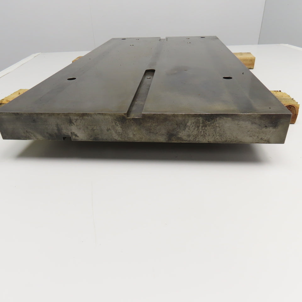 30-1/4" x 16" x 1-3/4" Thick Steel Machined Top Plate
