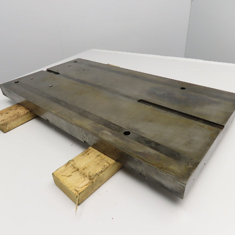 30-1/4" x 16" x 1-3/4" Thick Steel Machined Top Plate