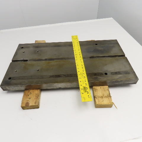 30-1/4" x 16" x 1-3/4" Thick Steel Machined Top Plate