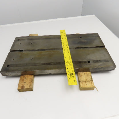 30-1/4" x 16" x 1-3/4" Thick Steel Machined Top Plate