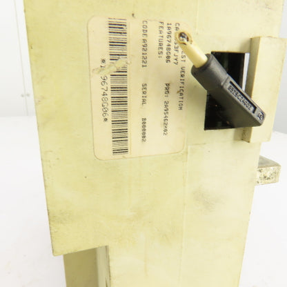 Westinghouse WB53FJ Nema Size 5 Standalone Overload 270A 600V 60HZ