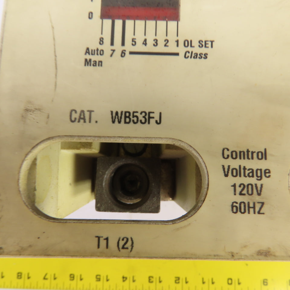 Westinghouse WB53FJ Nema Size 5 Standalone Overload 270A 600V 60HZ