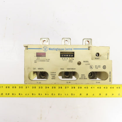 Westinghouse WB53FJ Nema Size 5 Standalone Overload 270A 600V 60HZ
