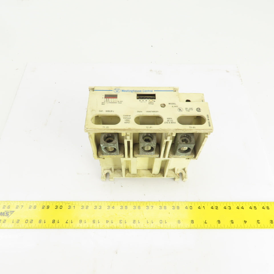 Westinghouse WB53FJ Nema Size 5 Standalone Overload 270A 600V 60HZ