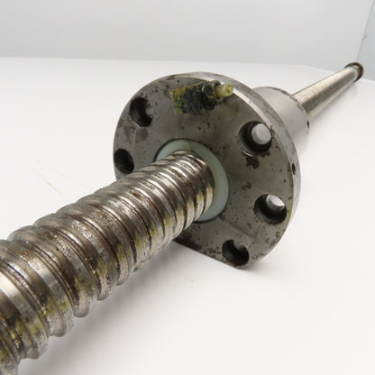 40mm Ball Screw 9.5mm Pitch Single Start 38" Screw Length 50" OAL