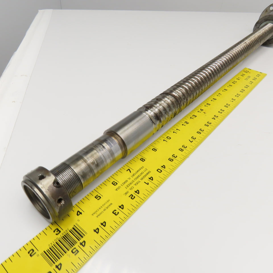 40mm Ball Screw 9.5mm Pitch Single Start 38" Screw Length 50" OAL
