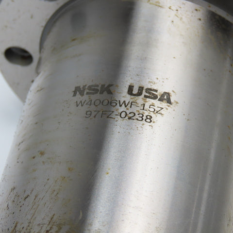 NSK W4006WF-15Z 40mm Ball Screw 9.5mm Pitch Single Start 26" Screw 37" OAL