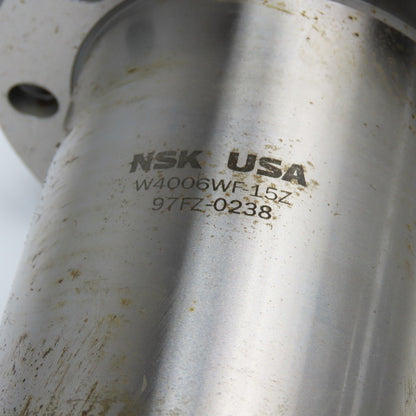 NSK W4006WF-15Z 40mm Ball Screw 9.5mm Pitch Single Start 26" Screw 37" OAL