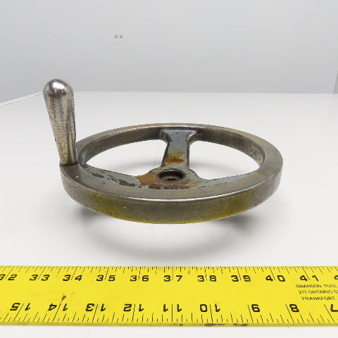 9" Machine Advance Hand Wheel Cast Iron 11/16" Keyed Bore