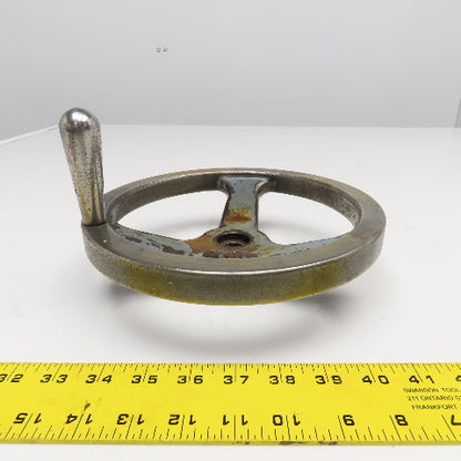 9" Machine Advance Hand Wheel Cast Iron 11/16" Keyed Bore