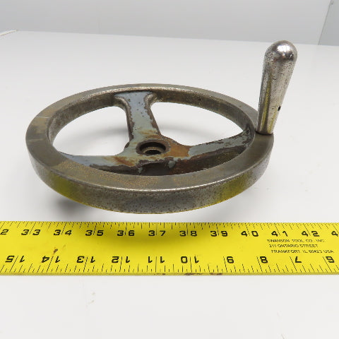 9" Machine Advance Hand Wheel Cast Iron 11/16" Keyed Bore