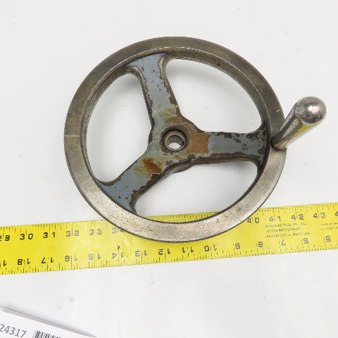 9" Machine Advance Hand Wheel Cast Iron 11/16" Keyed Bore